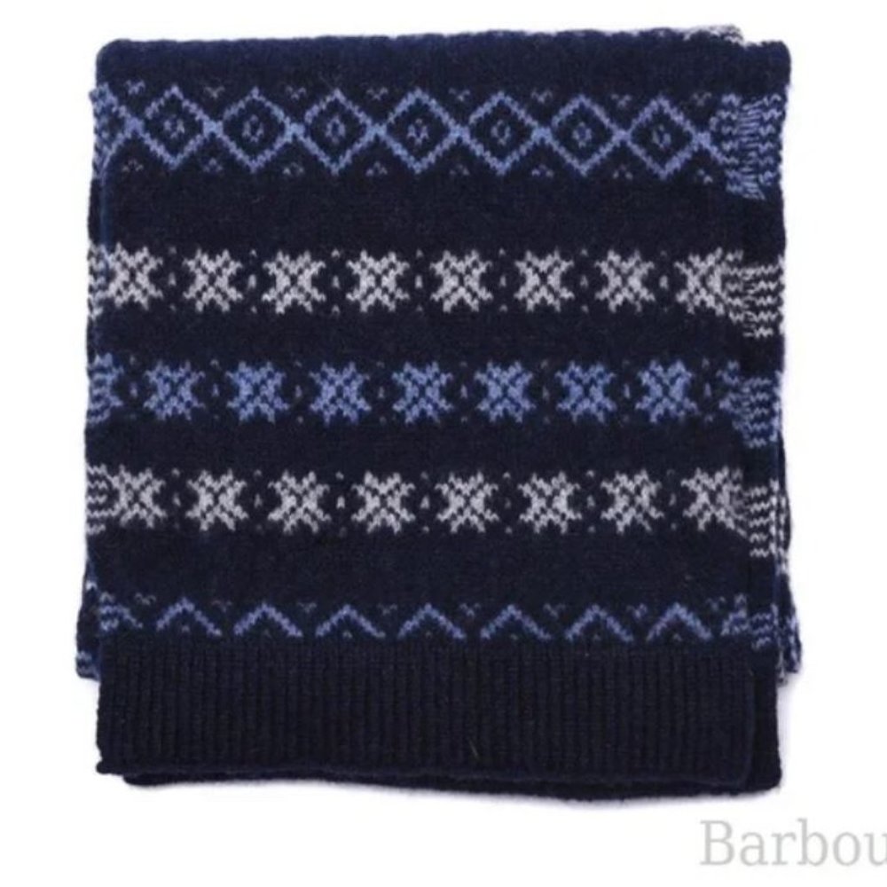 Barbour Martingale Fairisle Scarf - WITH TAGS